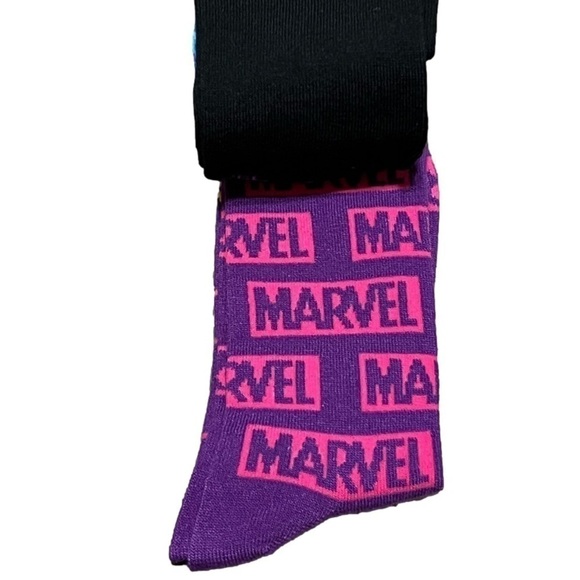 Marvel Studios The Infinity Saga Funko Pop Neon Women’s Socks 3 Pairs (One Size) - Picture 3 of 6